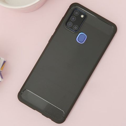 Ốp lưng Galaxy A21s nhựa dẻo Fancy TPU COSANO Xám