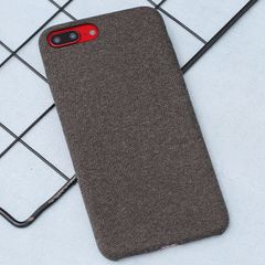  Ốp lưng iPhone 7 Plus/ 8 Plus nhựa dẻo Fiber PU Case COSANO Đen 