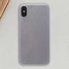 Ốp lưng iPhone X Nhựa dẻo Fibrin JM Bạc