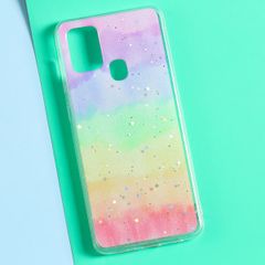  Ốp lưng Galaxy A21s Nhựa dẻo Glue Case MEEKER Cầu vồng 