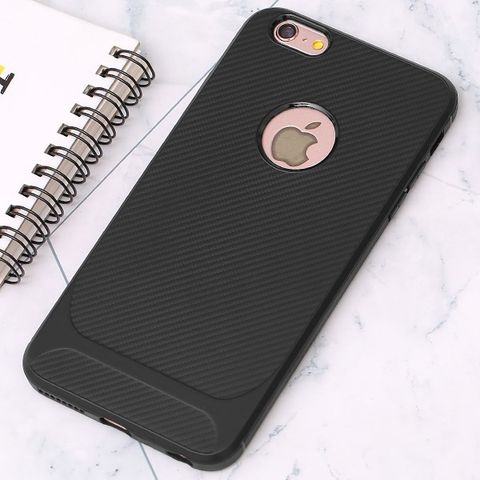 Ốp lưng iPhone 6/6S+ nhựa dẻo H Shape TPU COSANO Đen