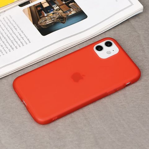 Ốp lưng iPhone 11 Nhựa dẻo Jelly Silicone JM Đỏ