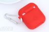 Túi đựng AirPods 1 & 2 silicone kèm móc JM PDC013 Xám