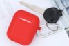 Túi đựng AirPods 1 & 2 silicone kèm móc JM PDC013 Xám