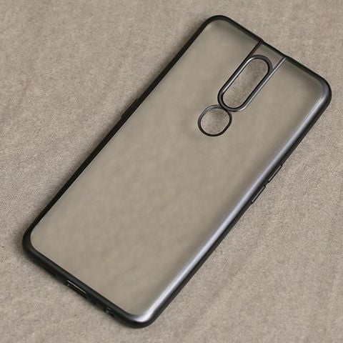 Ốp lưng Oppo F11 pro nhựa dẻo Line Pattern TPU COSANO Đen
