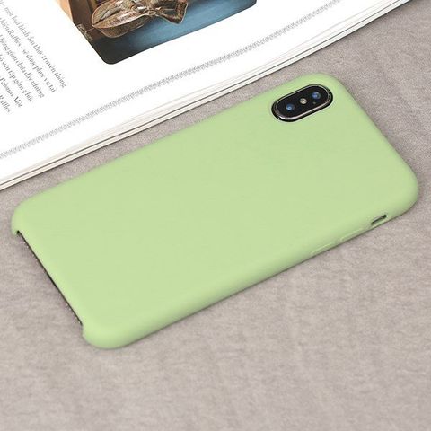 Ốp lưng iPhone X/Xs Nhựa dẻo Liquid silicone B JM Spearmint