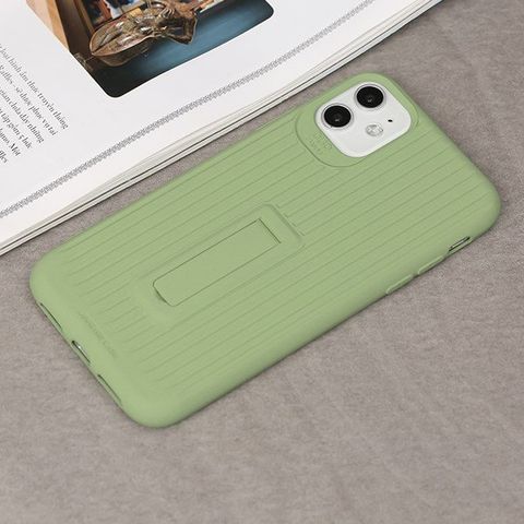 Ốp lưng iPhone 11 Nhựa dẻo Luggage Kick JM Mint
