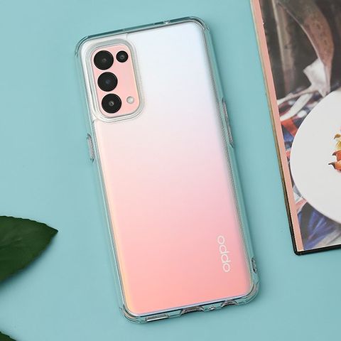 Ốp lưng Oppo Reno 5 Nhựa dẻo, nhựa cứng Petal PC JM Nude