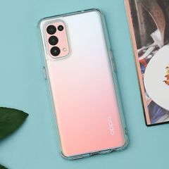  Ốp lưng Oppo Reno 5 Nhựa dẻo, nhựa cứng Petal PC JM Nude 
