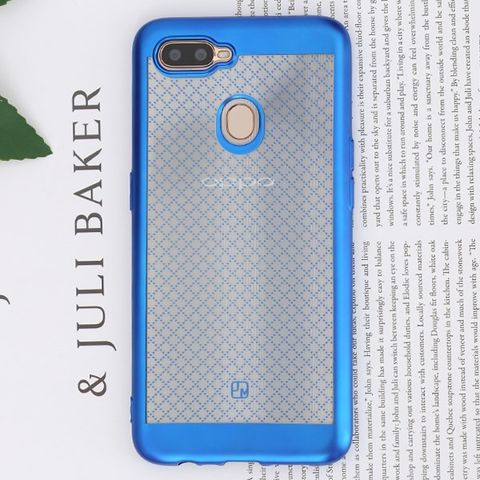Ốp lưng Oppo A7 Nhựa dẻo Noisele JM xanh navy