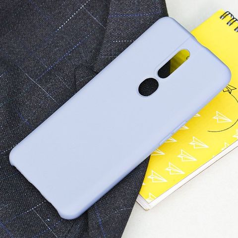 Ốp lưng Oppo F11 pro nhựa dẻo ORIGINART SILICONE JM Xám lavender