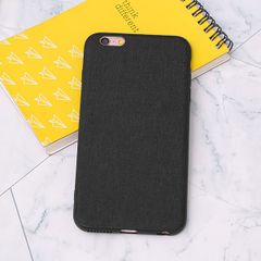  Ốp lưng iPhone 6/6s+ nhựa dẻo Sim PU case COSANO Đen 