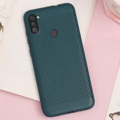  Ốp lưng Galaxy A11 Nhựa dẻo Simo soft JM Xanh lá 