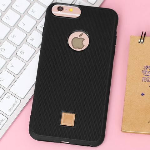 Ốp lưng iPhone 6/6S+ Nhựa dẻo SIMPLE TPU MEEKER Đen