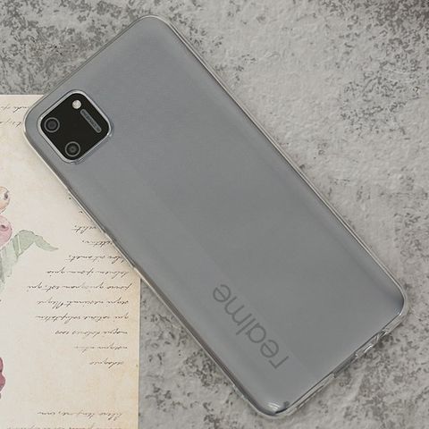Ốp lưng Realme C11 Nhựa dẻo Slim TPU COSANO Nude