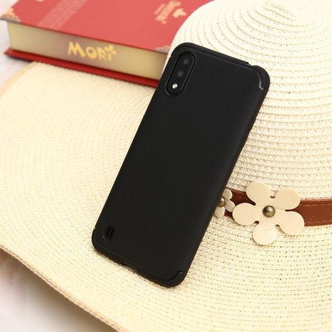 Ốp lưng Galaxy A01 nhựa dẻo Taiga TPU COSANO Đen