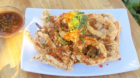 Cách làm mực chiên giòn sốt me chua ngọt siêu ngon đậm đà hương vị
