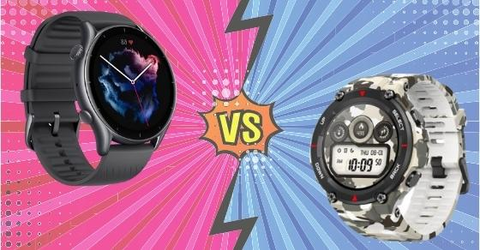 So sánh Amazfit GTR 3 với Huami Amazfit T-Rex Camo: Nên mua dòng nào?
