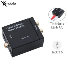  Bộ Adapter chuyển Optical - RCA Audio Xmobile DS405-WB Đen 