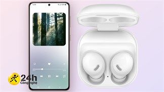 Lộ ảnh cận cảnh Galaxy Buds Pro phiên bản Phantom White sắp ra mắt: Trắng toàn tập, nhìn rất sang trọng