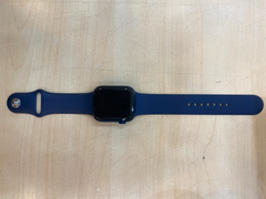 Apple Watch S6 GPS, 44mm Blue Aluminium Case with Deep Navy Sport Band - Regular (M00J3VN/A) 