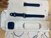 Apple Watch S6 GPS, 44mm Blue Aluminium Case with Deep Navy Sport Band - Regular (M00J3VN/A)