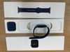 Apple Watch S6 GPS, 44mm Blue Aluminium Case with Deep Navy Sport Band - Regular (M00J3VN/A)