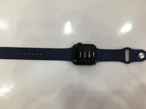 Apple Watch S6 GPS, 44mm Blue Aluminium Case with Deep Navy Sport Band - Regular (M00J3VN/A)