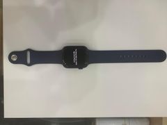  Apple Watch S6 GPS, 44mm Blue Aluminium Case with Deep Navy Sport Band - Regular (M00J3VN/A) 