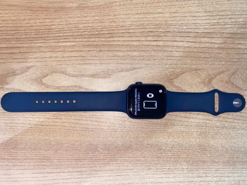 Apple Watch S6 GPS, 44mm Blue Aluminium Case with Deep Navy Sport Band - Regular (M00J3VN/A)