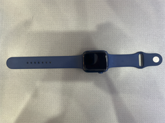  Apple Watch S6 GPS, 44mm Blue Aluminium Case with Deep Navy Sport Band - Regular (M00J3VN/A) 