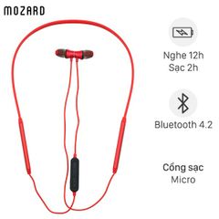 Tai nghe Bluetooth Mozard Q6 Đỏ 