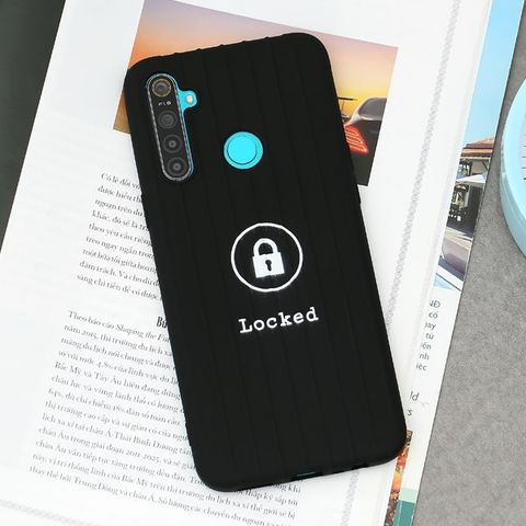 Ốp lưng Realme 5i/5s/c3/6i Nhựa dẻo Luggage Matte TPU Printing MEEKER CN16200108 Khóa