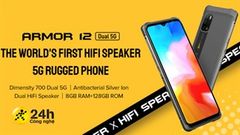  Ulefone Armor 12 Dual 5G ra mắt: Thiết kế bền bỉ, được trang bị lớp phủ kháng khuẩn và loa HiFi kép 