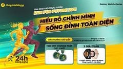  Cách đăng ký tham gia giải chạy Run For Future 2021, để có cơ hội nhận 6 chiếc đồng hồ Galaxy Watch 4 