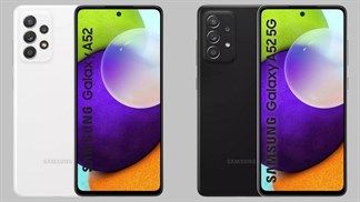 Galaxy A52 4G và Galaxy A52 5G lộ sạch hình ảnh các phiên bản màu sắc từ mọi góc nhìn, cùng các thông số kỹ thuật