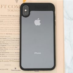  Ốp lưng iPhone XS Max Nhựa cứng viền dẻo Pure III JM đen 