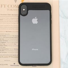  Ốp lưng iPhone XS Max Nhựa cứng viền dẻo Pure III JM đen 