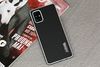 Ốp lưng Galaxy A71 nhựa cứng viền dẻo Line II JM TPU PU Đen
