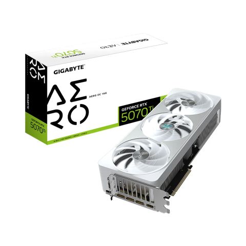 Card màn hình GIGABYTE GeForce RTX 5070 Ti AERO OC 16G 16GB GDDR7