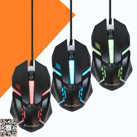 Mouse BambaB03 chuyên game LED RGB