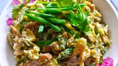  Cách làm khổ qua rừng xào trứng với thịt, chuẩn vị cơm gia đình 