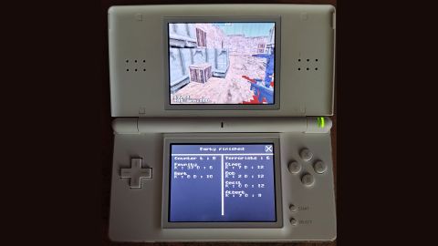 Game Thủ Khéo Tay Hay Mò Đem Fps Counter-strike 1.6 Lên Nintendo Ds
