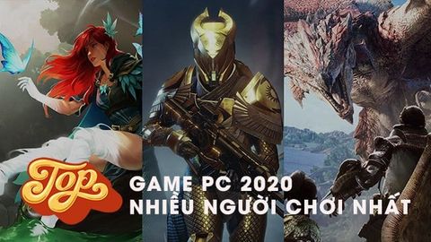 Top 10 game PC nhiều người chơi nhất năm 2020