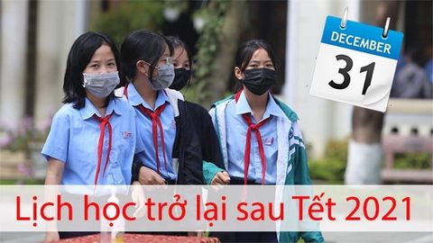 Lịch đi học trở lại sau Tết 2021 của học sinh sinh viên cả nước