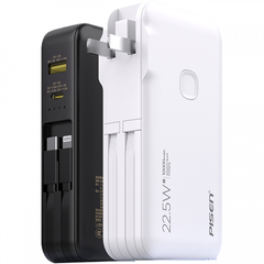  Sạc Dự Phòng 2 Trong 1 Kèm Dây Cắm Type-C & Lightning –  PISEN Quick High Power Box 10000mAh 22.5W 