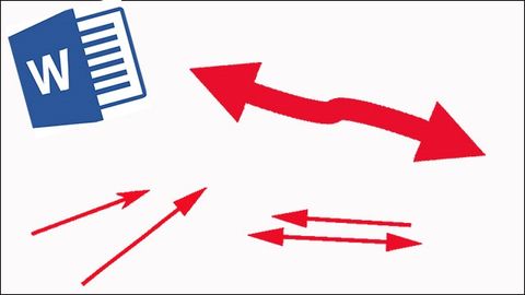 Cách vẽ mũi tên thẳng, cong, 2 chiều trong Word nhanh, đơn giản