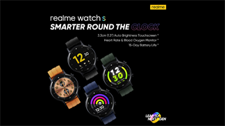 Đồng hồ Realme Watch S với màn hình 1.3 inch, hỗ trợ cảm biến SpO2 và pin 15 ngày ấn định thời điểm ra mắt chính thức