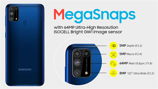Samsung ra mắt Galaxy M31 Prime: Pin 6.000 mAh, camera chính 64 MP, 8 GB RAM với mức giá 5.3 triệu đồng