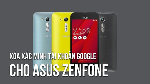 Xóa tài khoản ASUS
